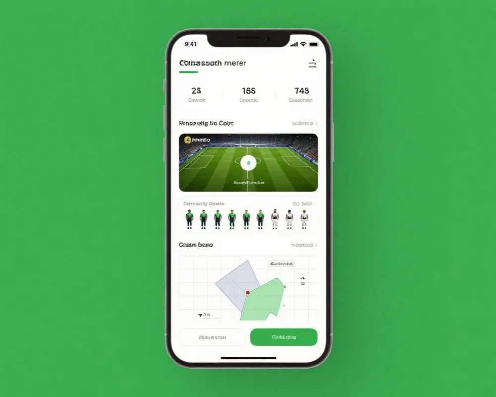 赛事数据统计界面